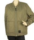 Cheap Monday Stockholm taupe quilted unisex bomber puffer jacket size M
