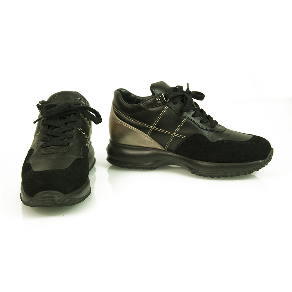 Casadei metallic-effect Wedge Sneakers - Farfetch